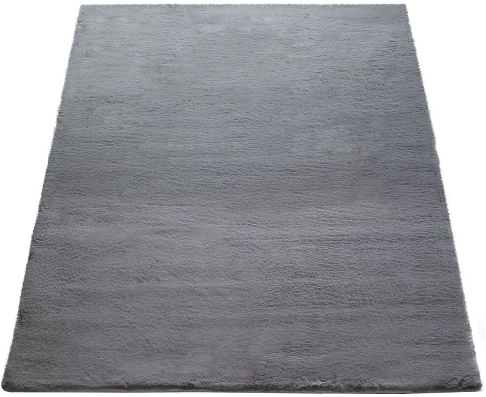 Etta Avenue Briscoe Solid Colour Shag Area Rug Anthracite Runner 80 x 300cm
