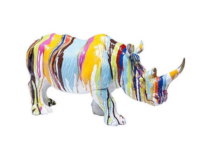 Kare Design Figuur Neushoorn, Meerkleurig