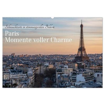 Paris - Momente voller Charme (Wandkalender 2027 DIN A2 quer), CALVENDO Monatskalender