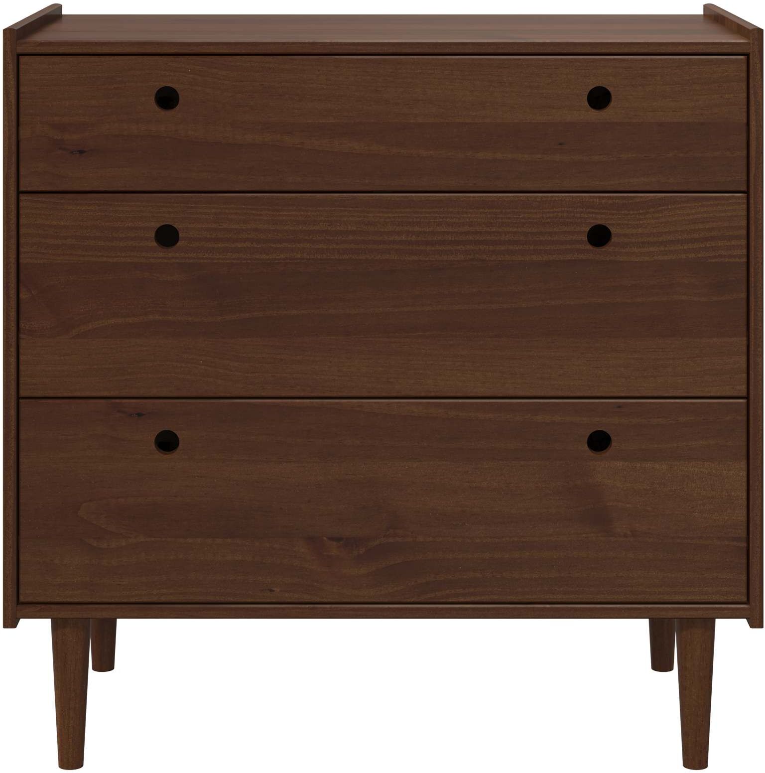 vidaXL Commode BILBAO Caramel foncé 90 x 45 x 89 cm