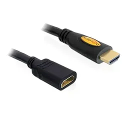 DeLOCK 2m HDMI HDMI-Kabel HDMI Typ A (Standard) Schwarz
