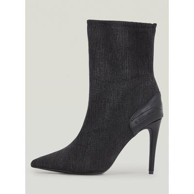 Stiefel G-STAR "Stray Mid Stiefel", Damen, Gr. 41, schwarz, 52% Polyurethan, 48% Polyester, Schuhe Stiefel