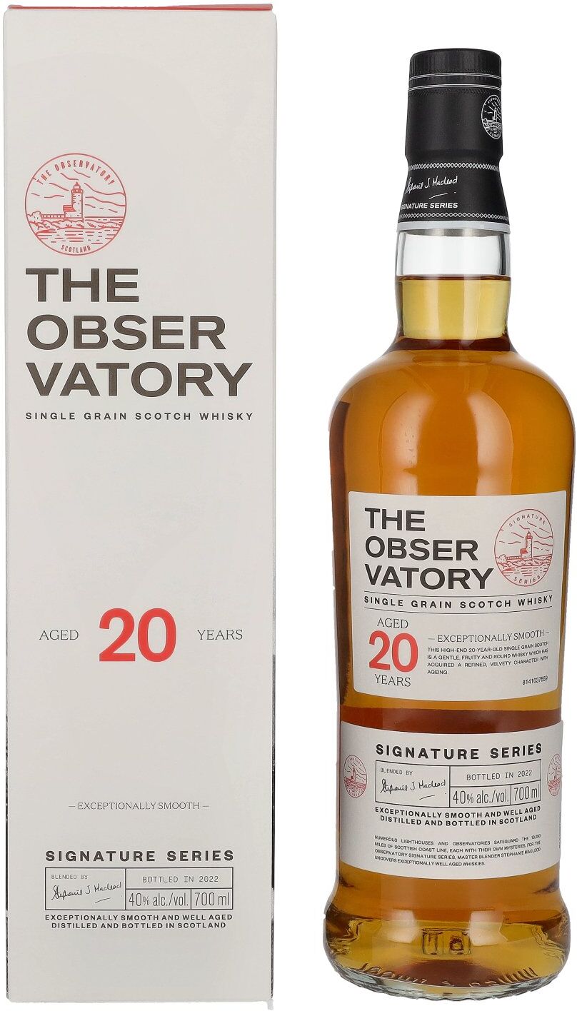 The Observatory 20 Years Old Single Grain Signature Series 40% Vol. 0,7l in Geschenkbox