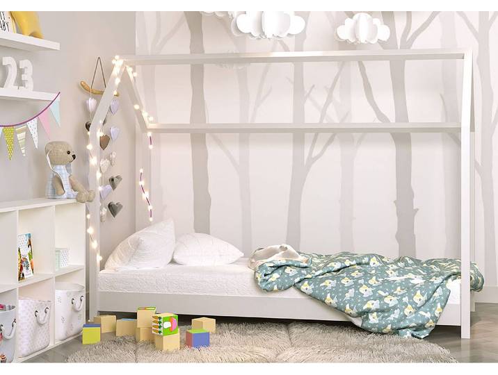 Lit enfant Babydreams 90 x 200cm Marron/Blanc