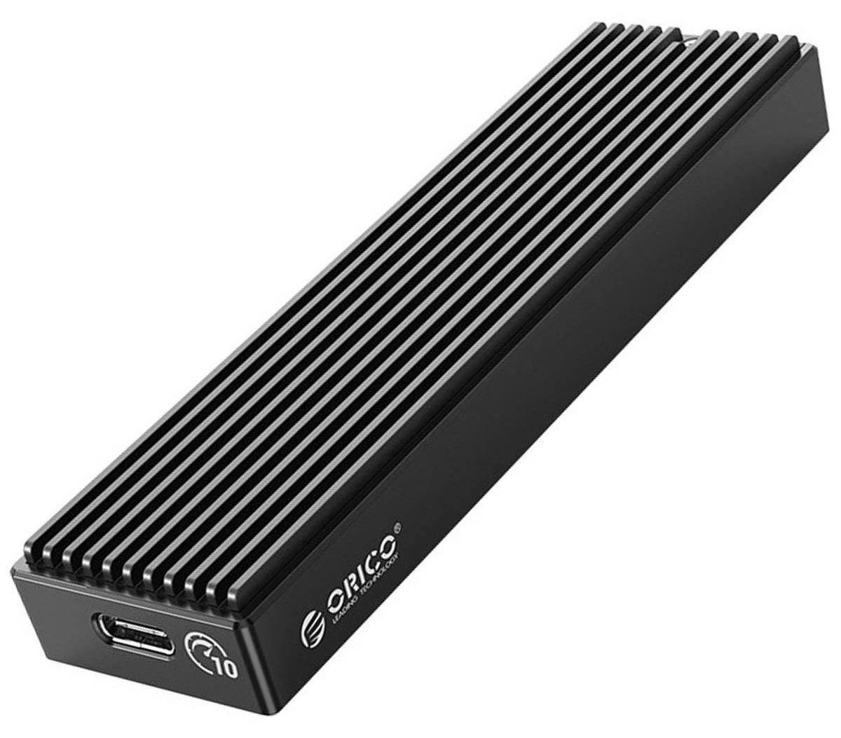 Orico M.2 NVMe SSD behuizing met USB-C en 10Gbps snelheid, zwart