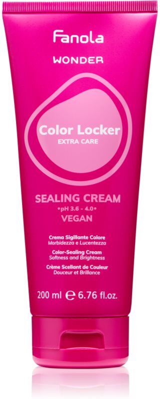 Fanola Wonder Color Locker Sealing Cream crème lissante pour cheveux colorés 200 ml
