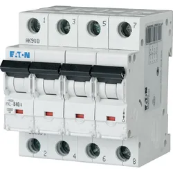 Eaton 236666 Leitungsschutzschalter, 40 A, 4p, Charakteristik: D PXL-D40/4
