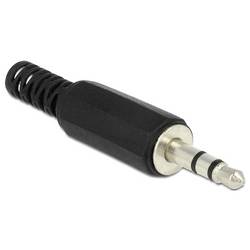 Delock 65534 Klinken-Steckverbinder 3.5 mm Stecker Polzahl: 3 Schwarz 1 St.