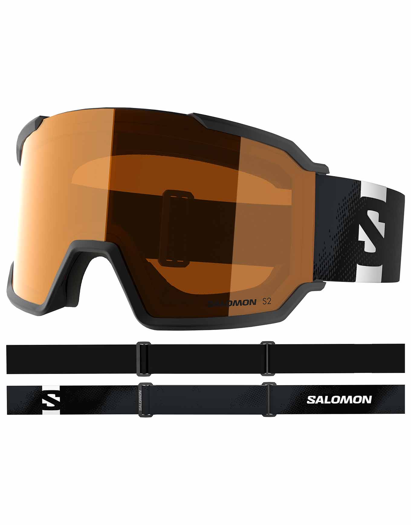 Salomon - Masque de ski/snowboard - S/View 3 Access Black - Noir