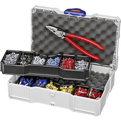 Knipex 97 90 06 Crimpzange Aderendhülsen 0.25 bis 16 mm² Inkl. Aderendhülsensortiment im Koffer