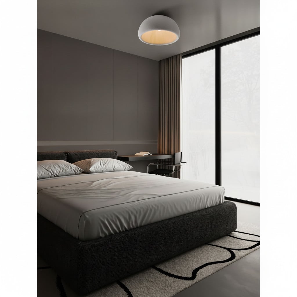 Davo Lyora Moderne Plafondlamp Grijs Ø 50 cm