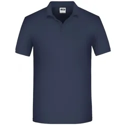 Bio Polo T-Shirt "JN874" - S - navy