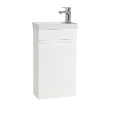 Waschtisch VCM "2-tlg Gäste WC Waschplatz Bad Waschtisch Silora", weiß, B:41cm T:22cm, Waschtische, Waschtisch