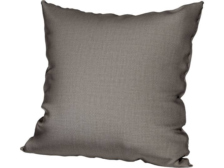 Dekokissen HOMING St. Moritz Gr. 1, beige (natur, unifarben), B:40cm L:40cm, Polyester, Dekokissen_Sitzkissen_Kissenhüllen, Dekokissen, Pflegeleicht