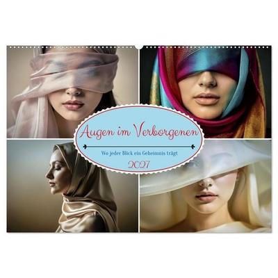 Augen im Verborgenen (Wandkalender 2027 DIN A2 quer), CALVENDO Monatskalender
