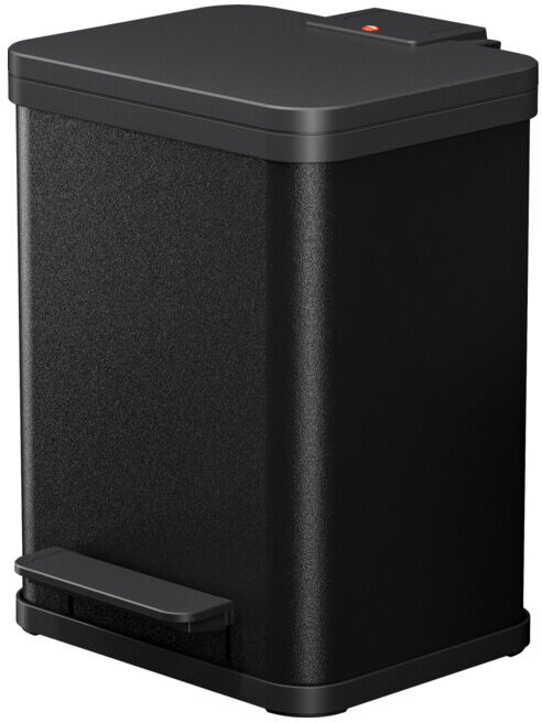Hailo Öko duo Plus M, Poubelle à pédale, 2x9 l, noir (6222600)