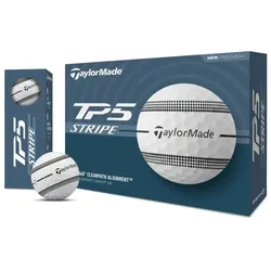 Taylor Made TP5 Stripe Golfball 12er weiss