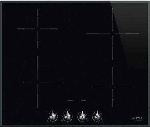 SMEG Classic Classica Piano di cottura SI364BM Nero Made in Italy