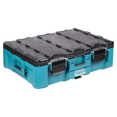 MAKITA Werkzeugbox "MAKTRAK L »P-91017« max.45kg, 63,16L, Copolymer-Kunststoff", türkis, B:80cm H:25,2cm T:56,5cm, Aufbewahrungsboxen, Effizientes Be- und Entladen mit dem MAKTRAK Koffer Sortiment