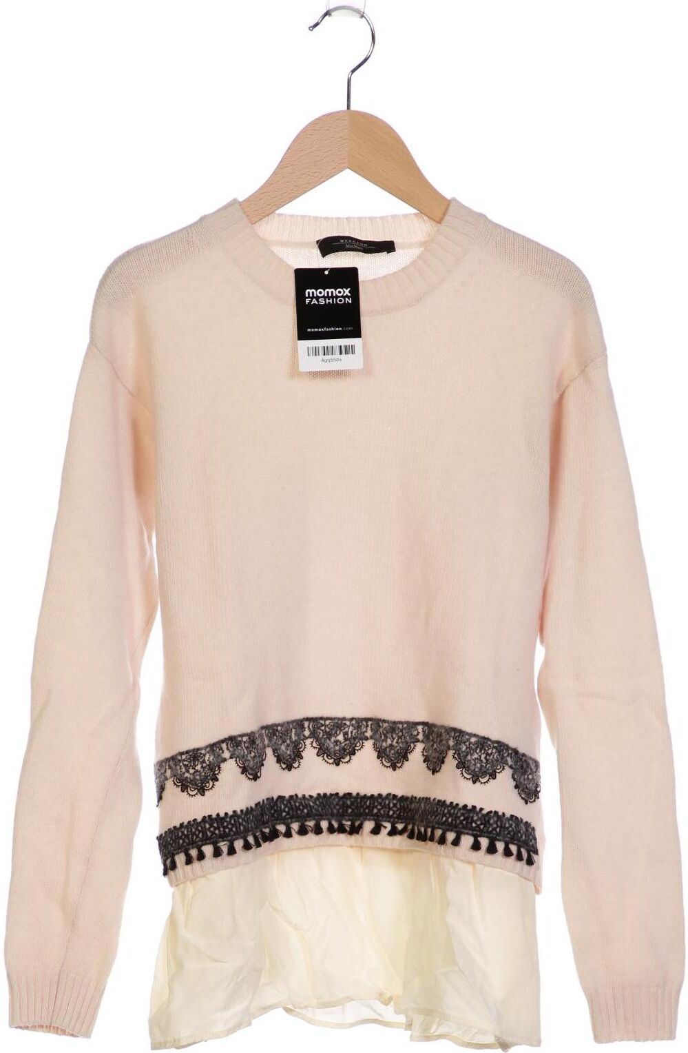 Weekend Max Mara Damen Pullover, Beige, Gr. M, Wolle / Seide - Second Hand