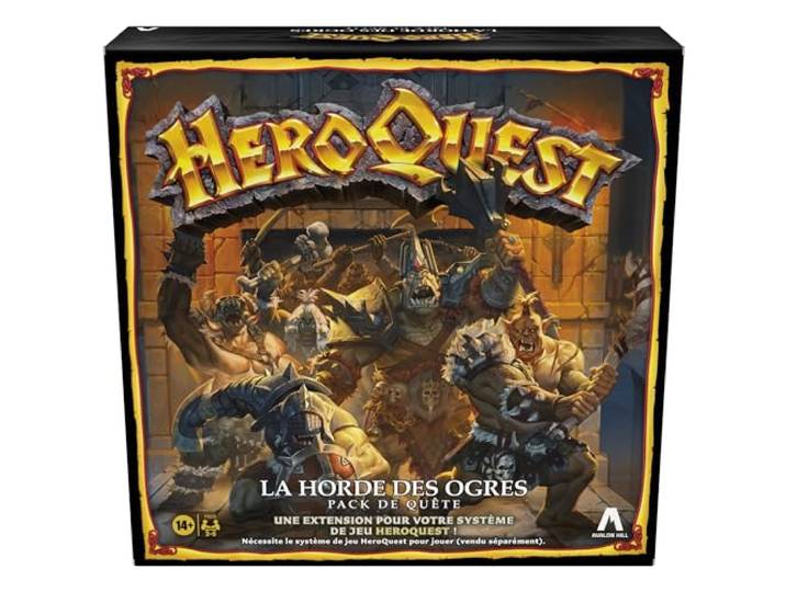 Avalon Hill HeroQuest, De Horde des Ogres zoekpakket, rollenspel, bordspel, HeroQuest-spelsysteem vereist - Franse versie