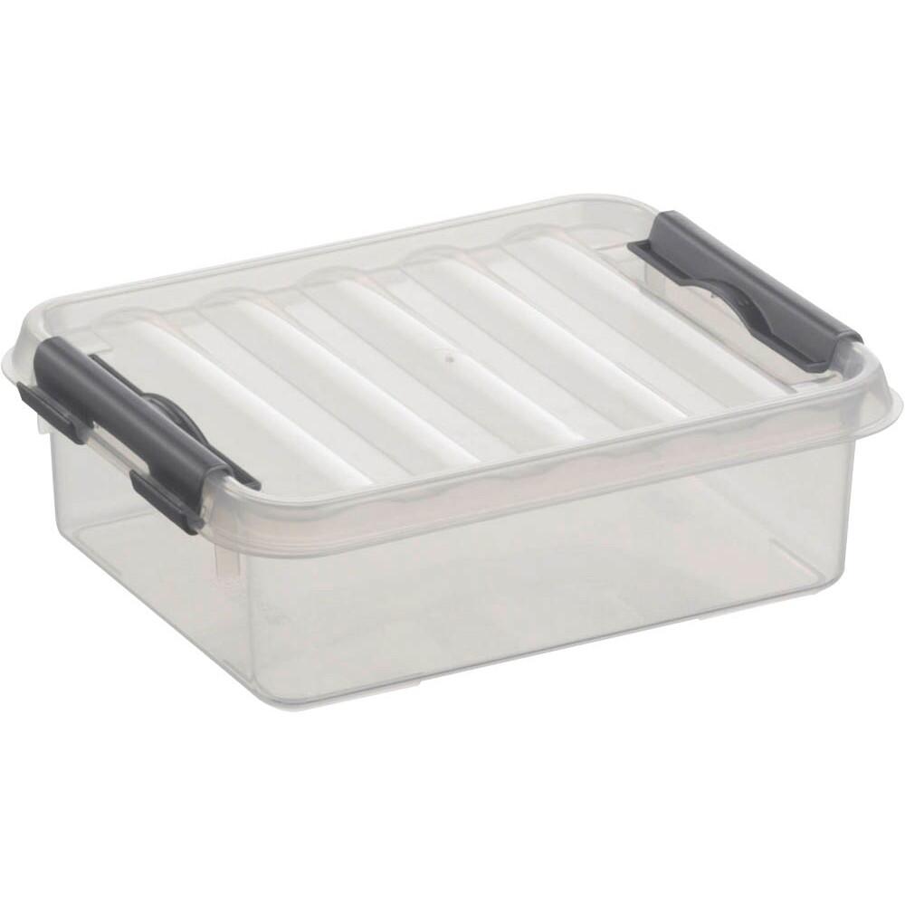 sunware® sunware Q-line Aufbewahrungsbox 1,0 l 20,0 x 15,0 x 6,0 cm - transparent H6162302