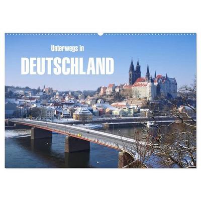 Unterwegs in Deutschland (Wandkalender 2027 DIN A2 quer), CALVENDO Monatskalender