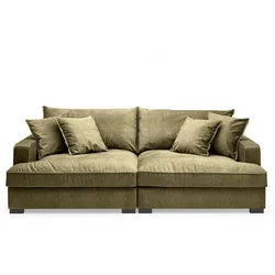 BOOOM Bigsofa Tribecca Stoff Grün Olive 282 cm