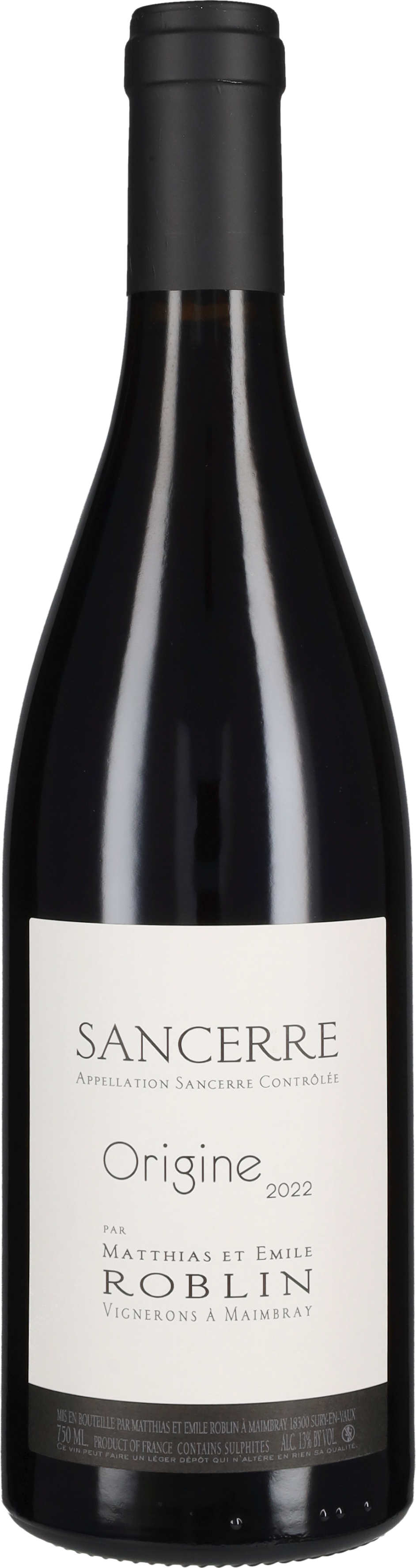 Roblin Matthias Et Emile Sancerre Rouge 'Origine' Matthias et Emile Roblin 2022