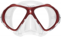 Scubapro Tauchmaske SPECTRA MINI - Silikon: transparent - Rahmen: rot