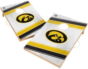 Skip's Garage Iowa Hawkeyes Regulation 2x4 Cornhole Set