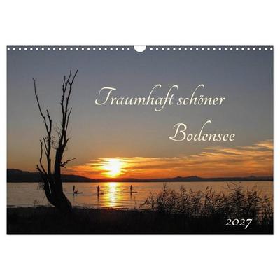 Traumhaft schöner Bodensee (Wandkalender 2027 DIN A3 quer), CALVENDO Monatskalender