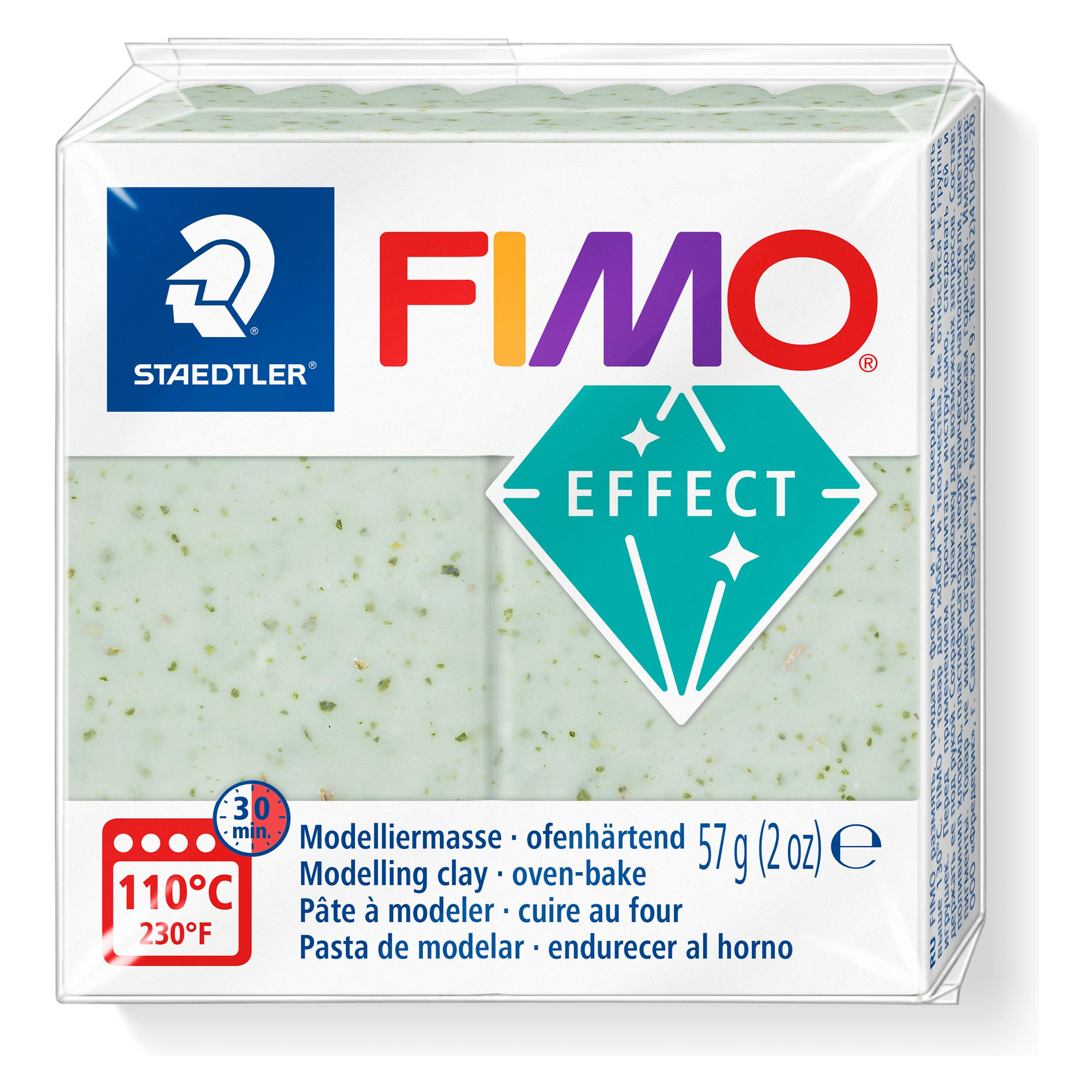 Fimo Effect Soft Knete botanisches Grün 57gr. (8010-570) Mindestbestellmenge: 6 Stück