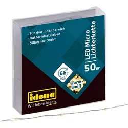 Idena Lichterkette 5.2 m silber