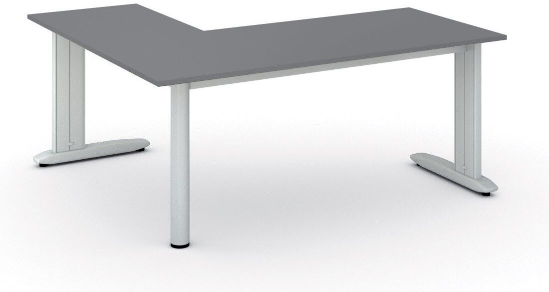 B2B Partner Büroschreibtisch PRIMO FLEXIBLE, 180x160 cm, Graphit