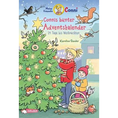 Meine Freundin Conni - Connis bunter Adventskalender, Gebundene Ausgabe von Karoline Sander, Carlsen, 978-3-551-18717-8
