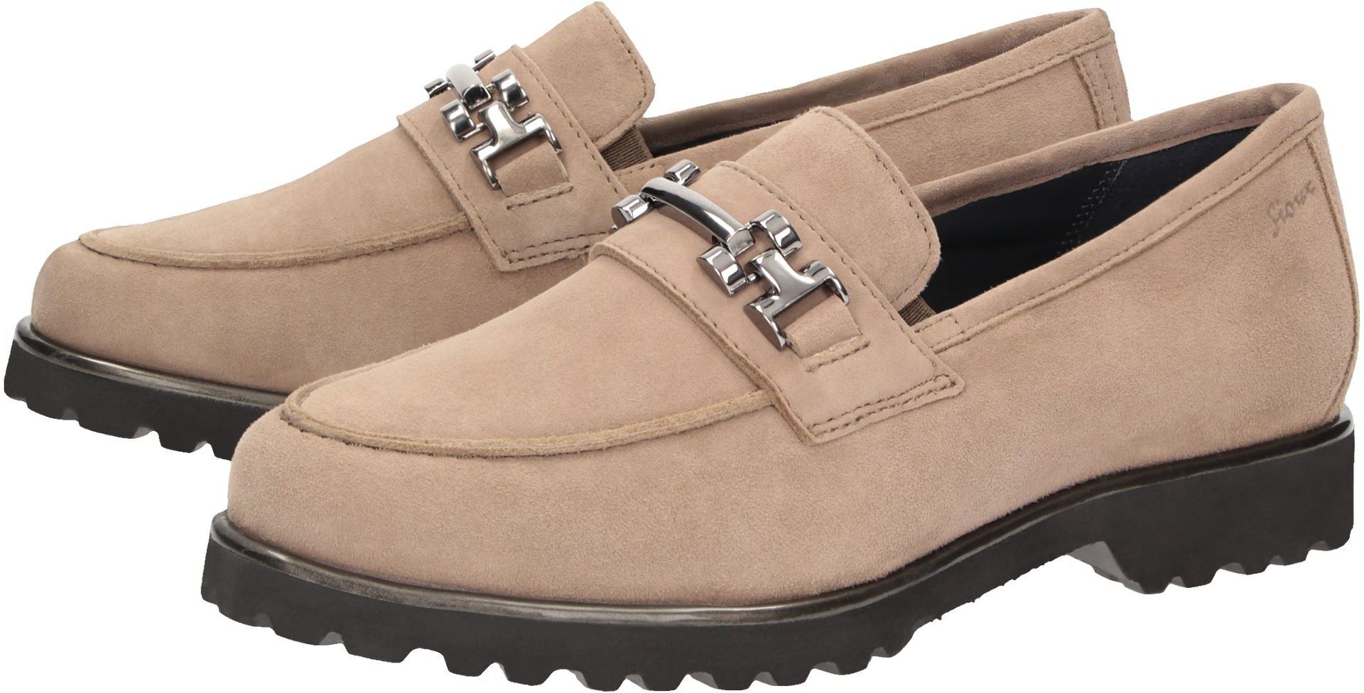 Slipper SIOUX "Meredith-752-H", Damen, Gr. 41 (UK 7), beige, Schuhe Slipper