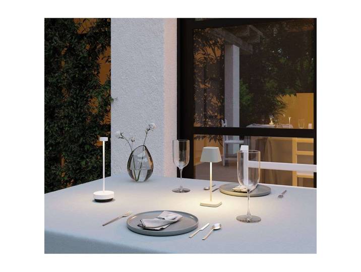 Turas LED Portable Tischleuchte Schwarz - Blomus - Wohnzimmer - Aluminium