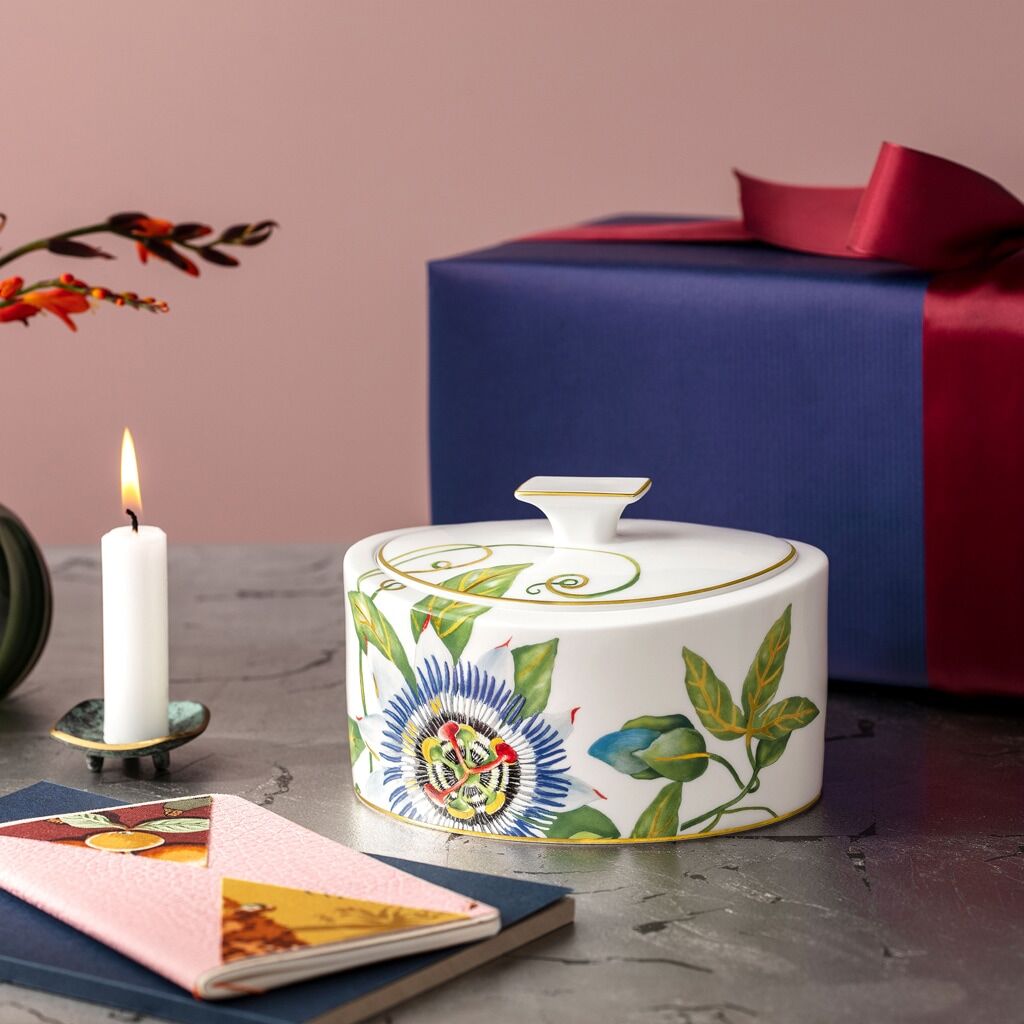 Zuckerstreuer VILLEROY & BOCH "Zuckerdose Amazonia 330 ml bunt", bunt, Zuckerstreuer, Zuckerstreuer