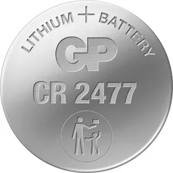 CR 2477 GP - Lithium Knopfzelle, 3 V, 24,5x7,7 mm