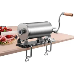 Costway COSTWAY 3,6L Wurstfüller manuell, Wurstmaschine aus Edelstahl