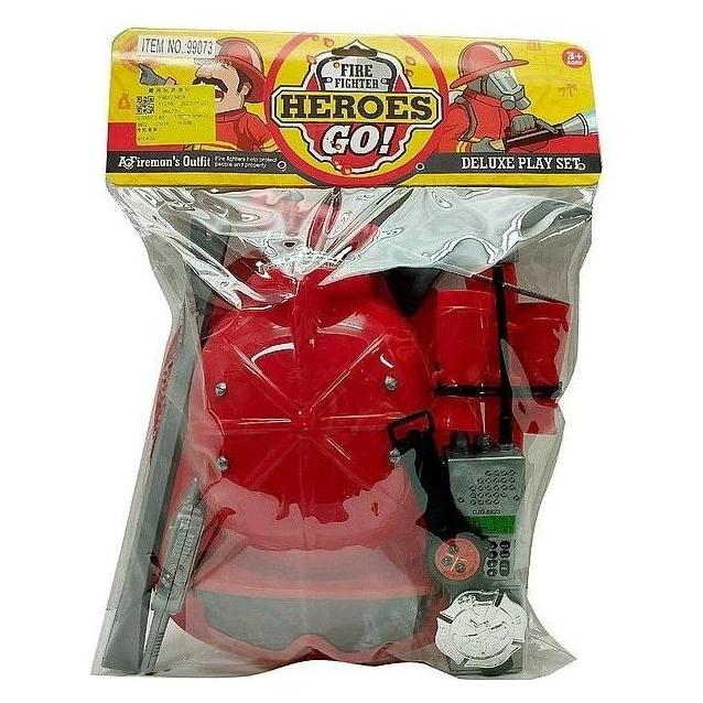Adar Feuerwehrmann-Set mit Helm und Maske (54615606)