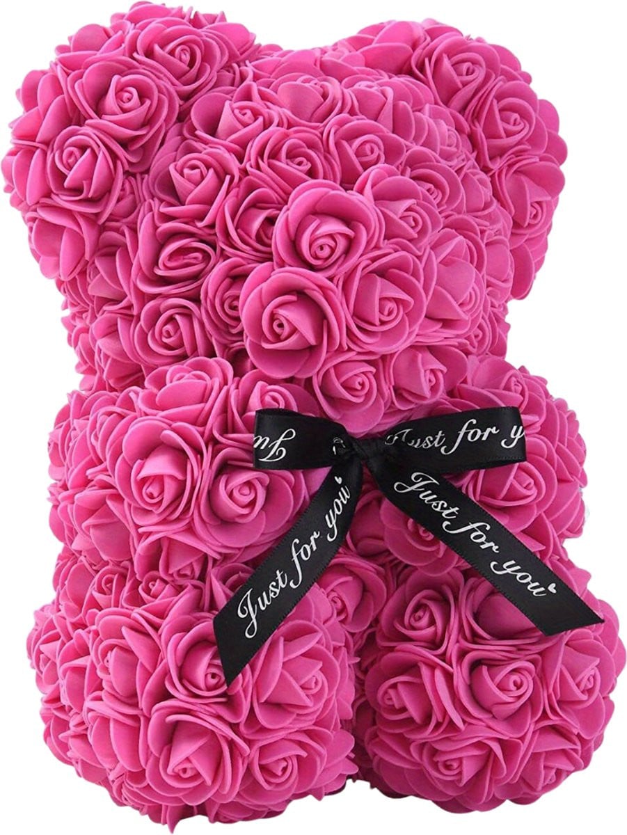 Blauwe Rose Bear Teddy Rozen Beertje Valentijn Cadeau