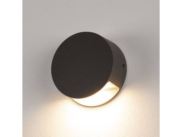 SLV Wandleuchte Pema, schwarz, Glas, Modern, Wandlampe