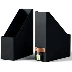 LEITZ Stehsammler Puro 24710095 schwarz Karton, DIN A4
