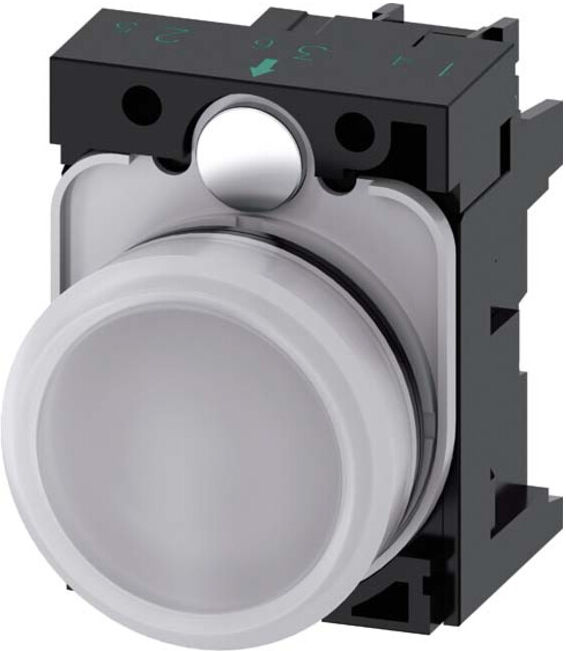 Siemens Indus.Sector Signal lumineux blanc, lentille lisse 3SU1102-6AA60-1AA0 (3SU11026AA601AA0)