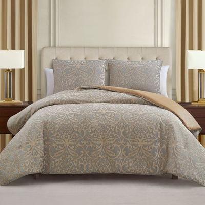 Bcp Home-Bedding Carrick Comforter Set Dark Gray, Queen, Dark Gray
