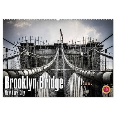 Brooklyn Bridge - New York City (Wandkalender 2027 DIN A2 quer), CALVENDO Monatskalender