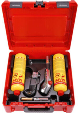 Rothenberger SUPER FIRE 3 HOT BOX, 7/16"-EU, Sprachversion A, neues MAPP Gas (1000002369)
