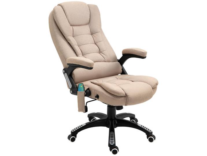 Jamb Bürostuhl Massage Braun, Kunststoff, 68x110x72 cm, Büromöbel, Bürostühle, Drehstuhl